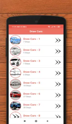 How to Draw Cars android App screenshot 3